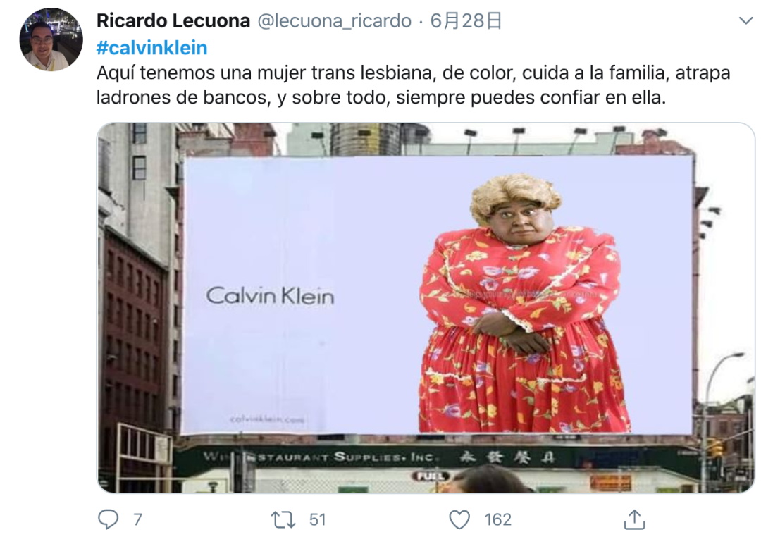 CK选“最政治正确的模特”，反而翻车了