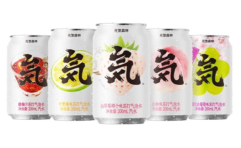 好欢螺螺蛳粉x元気森林气泡水，这对CP锁上了