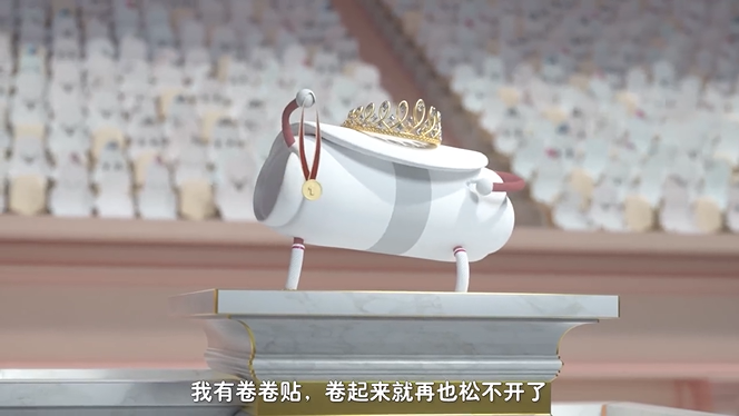 苏菲“姨妈巾的丢弃革命”动画短片，卷起来就再也松不开